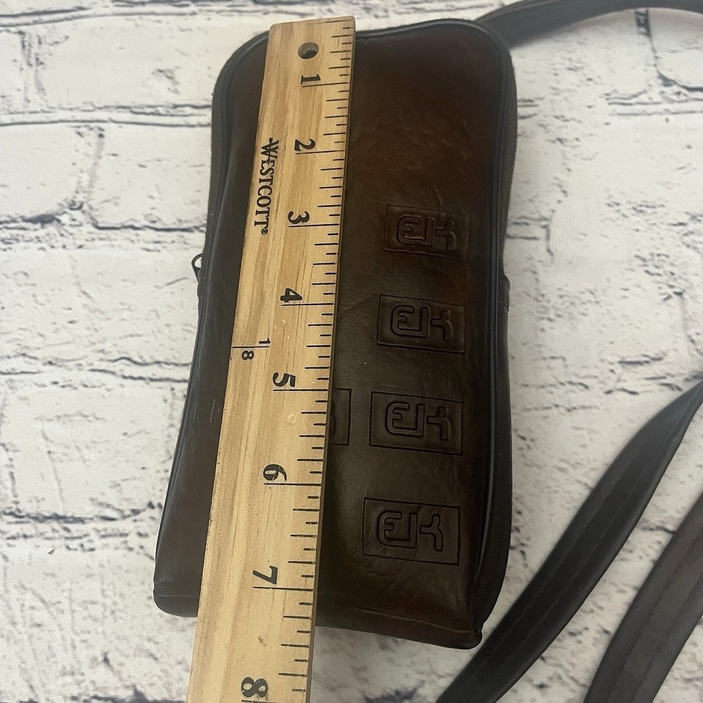 Rare VTG Eastman Kodak EK Brown Camera Bag‎ Phone Holder With Belt Clip On Back - Picture 3 of 9